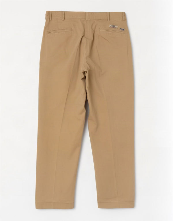 Męskie proste spodnie chino Polo Ralph Lauren W38 L30 beżowe