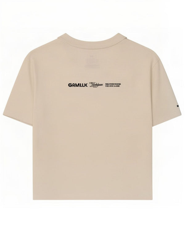 Damska koszulka z krótkim rękawem Tommy Hilfiger z grafiką, UK 6 XS, biała bawełna