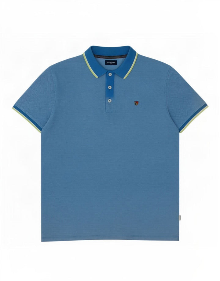 Męska koszulka polo Jack & Jones XL, niebieska, bawełniana