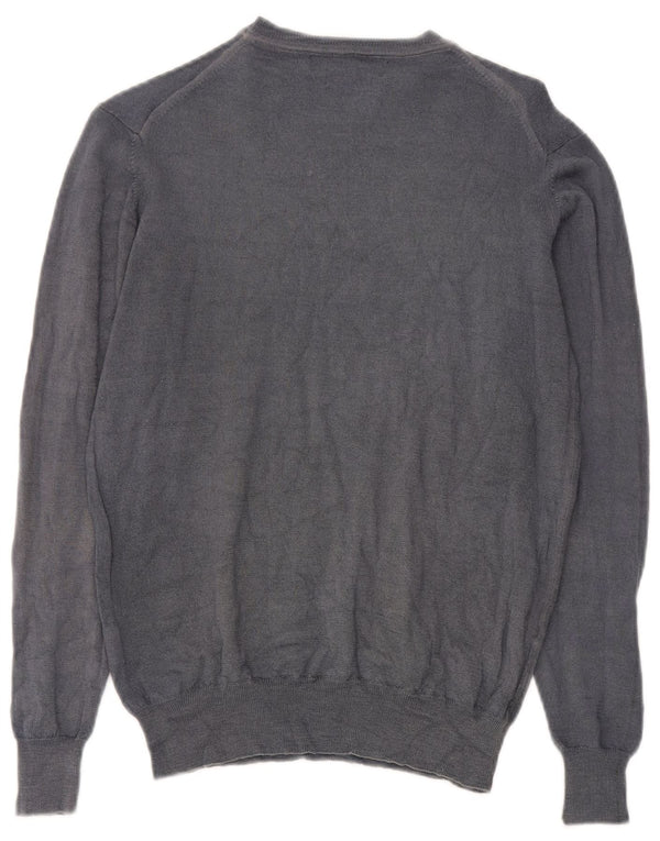 Damski sweter z okrągłym dekoltem Liu Jo UK 22 3XL Szara wełna