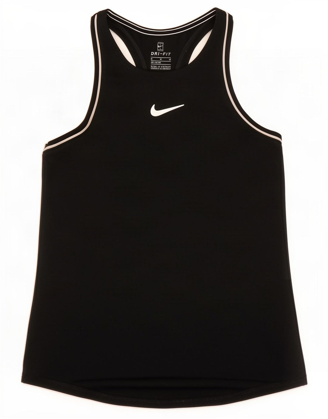 Koszulka dziewczęca Nike Dri Fit z kamizelką 10-11 lat, średni czarny poliester