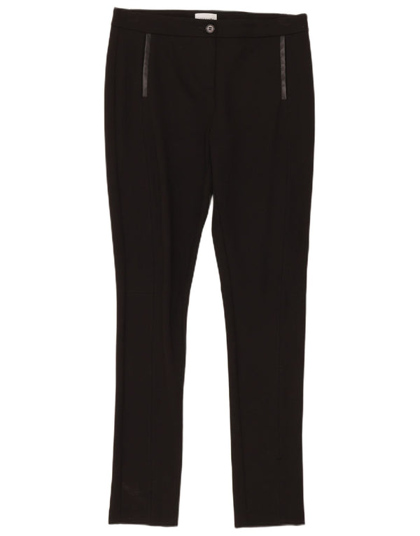 Jigsaw Womens Skinny Casual Trousers UK 10 Small W30 L32 Black Viscose