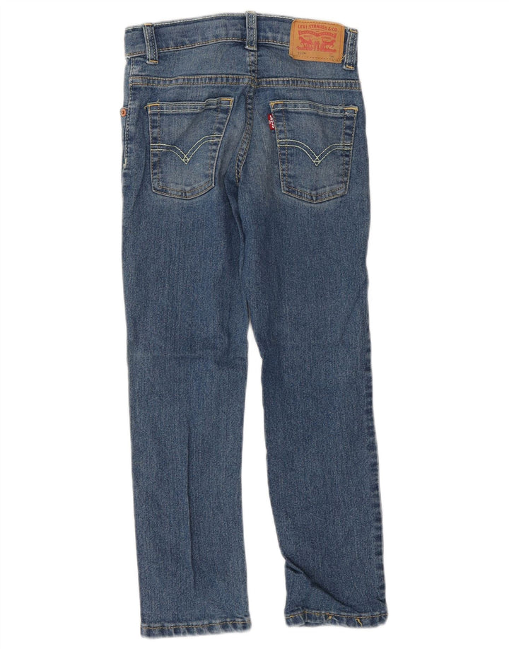 Dżinsy chłopięce Levi's 511 Slim 6-7 lat W22 L22 Niebieska bawełna