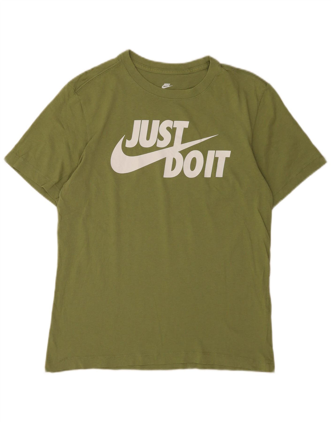 Męski T-shirt z grafiką Nike, mały, zielony, bawełniany
