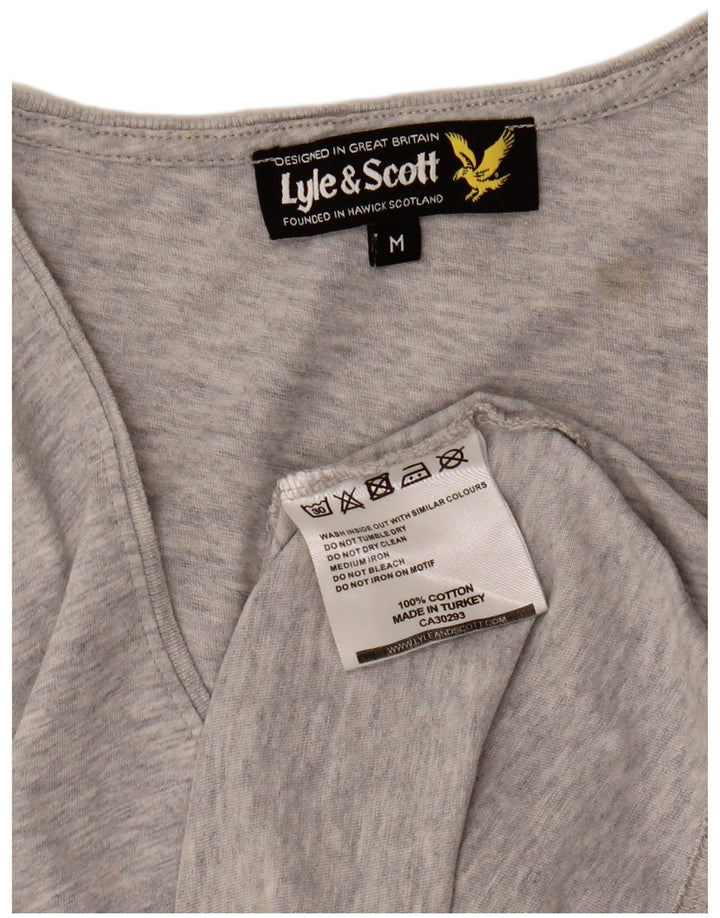Męska kamizelka LYLE & SCOTT Średnioszara bawełna w cętki