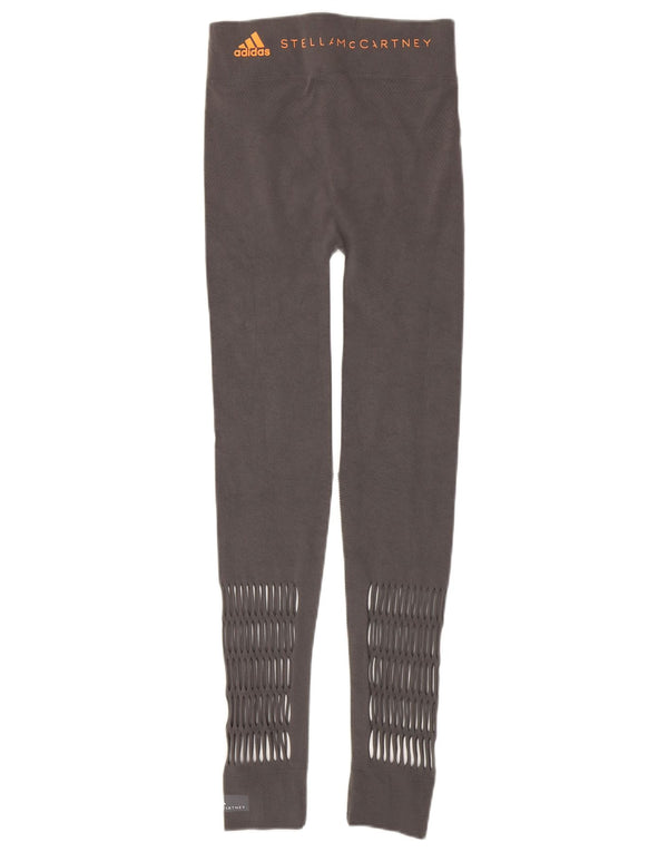 Damskie legginsy adidas Stella McCartney Graphic UK 14, duże, szare, poliamidowe
