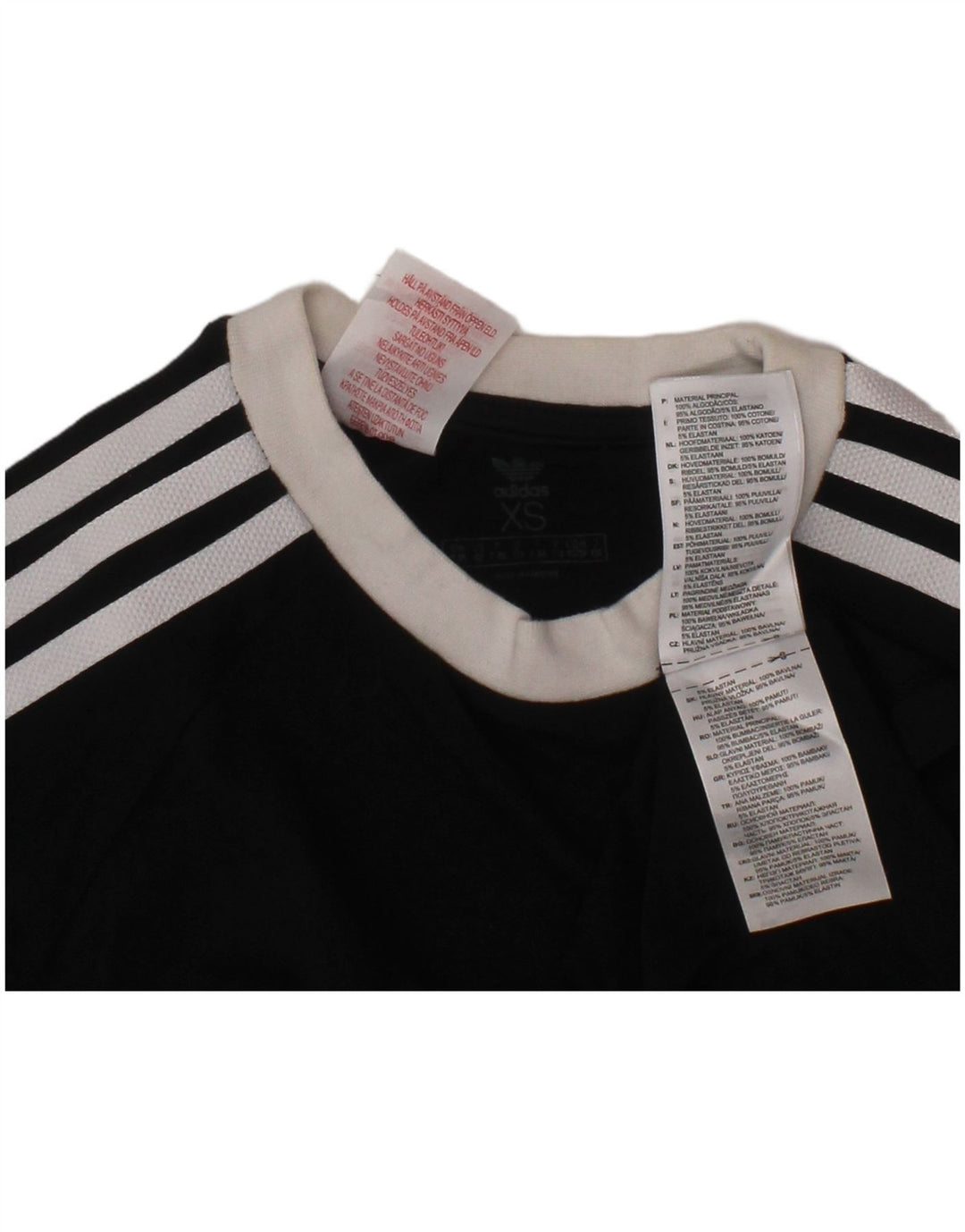 T-shirt chłopięcy ADIDAS 7-8 lat XS, czarna bawełna