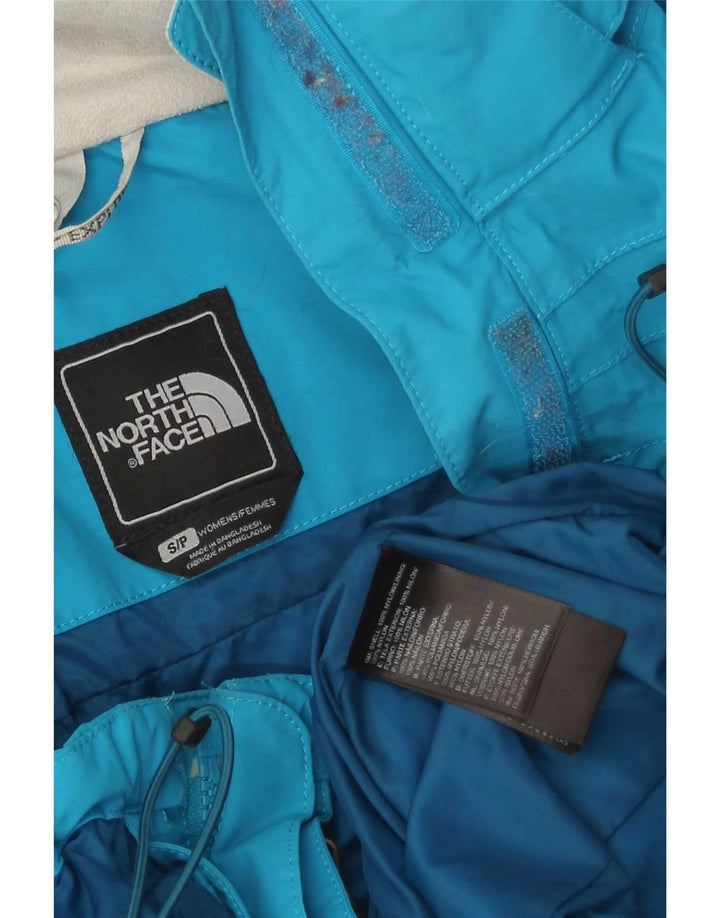 Damska kurtka przeciwdeszczowa z kapturem The North Face UK 10 Small Blue Nylon