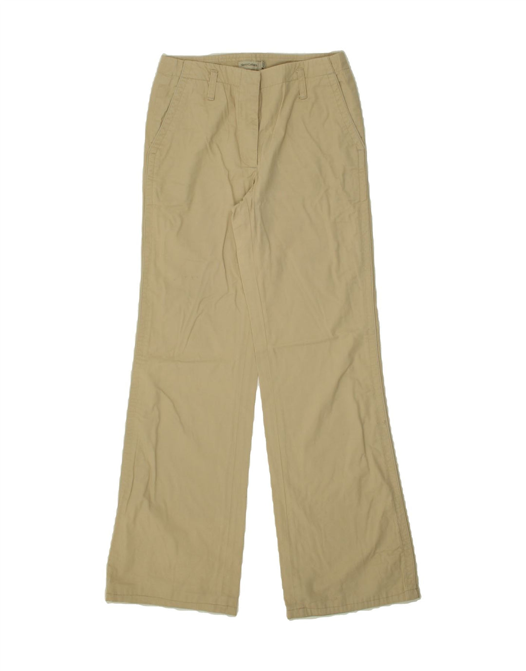HENRY COTTONS Womens Bootcut Chino Trousers EU 38 Medium W28 L31  Beige Vintage Henry Cottons and Second-Hand Henry Cottons from Messina Hembry 