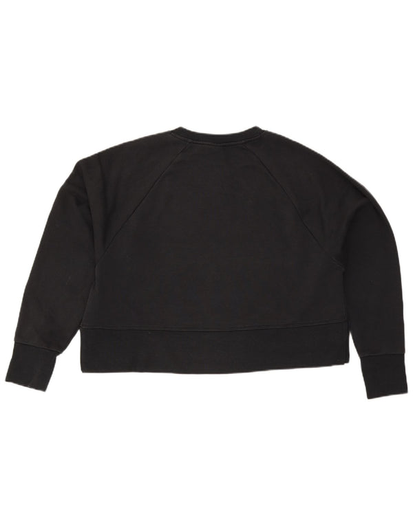 Damska bluza dresowa Nike Oversized Crop Graphic Jumper UK 10 Small Black