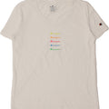 CHAMPION Womens Graphic T-Shirt Top UK 16 Large White Vintage Champion and Second-Hand Champion from Messina Hembry 