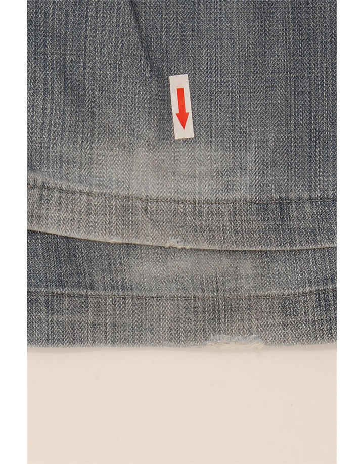 Damskie jeansy Levi's 570 Straight W30 L31 Niebieskie bawełniane