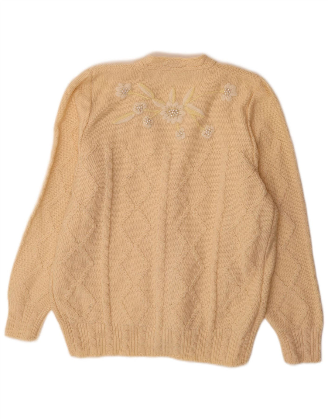 Sweter damski Florence UK 14, duży, żółty