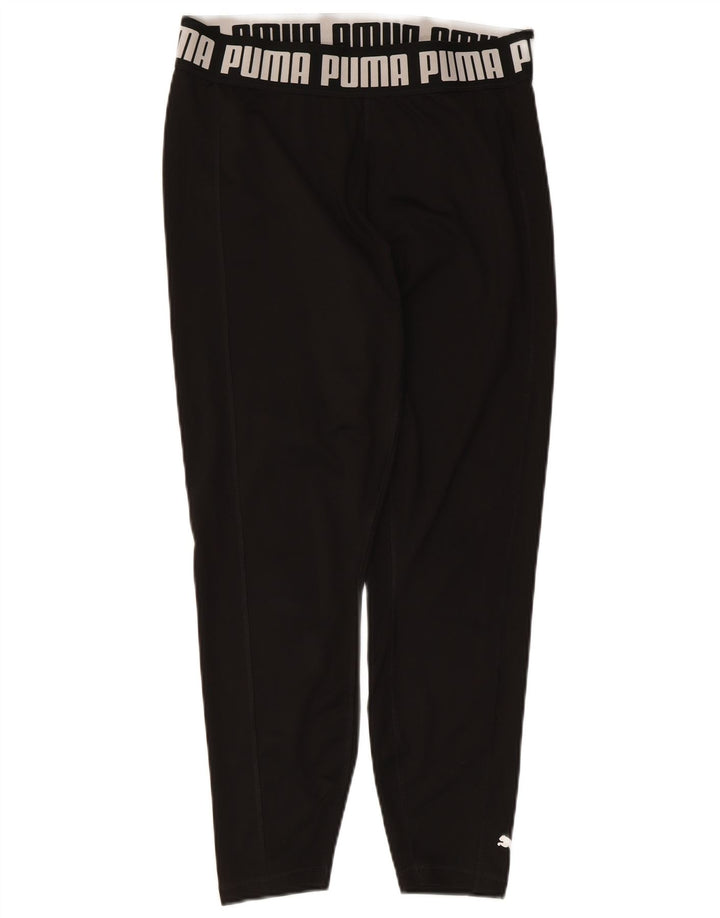Damskie legginsy Puma Graphic Crop UK 14, duże czarne