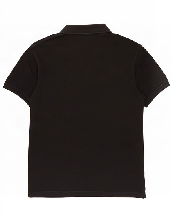Męska koszulka polo Lacoste Slim Fit, rozmiar 7 2XL, czarna bawełna