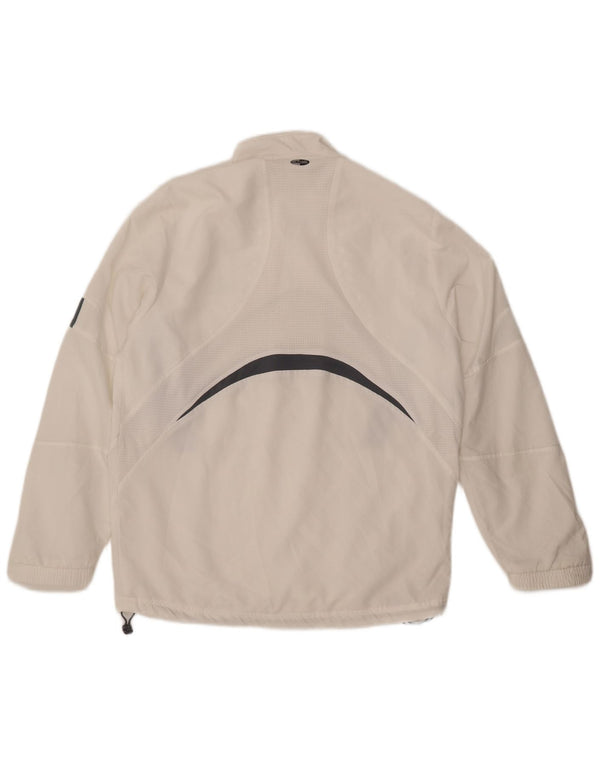 Męska kurtka dresowa ADIDAS Clima 365, mała, biała, z blokami kolorów