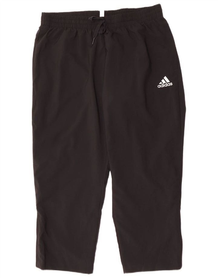 Męskie spodnie dresowe Adidas XL, czarne, poliestrowe