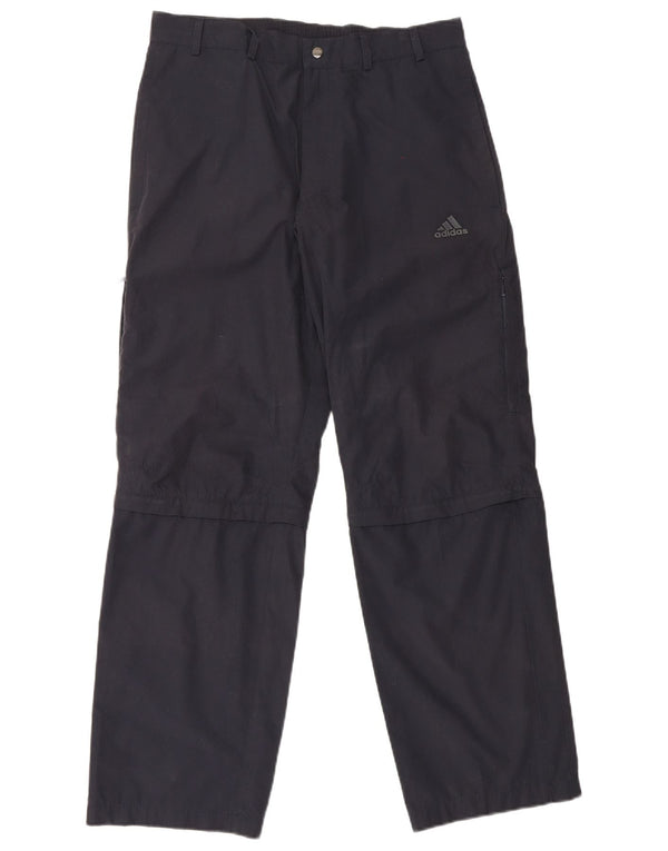 Męskie spodnie cargo adidas Straight Cargo Medium W32 L31 Granatowy poliester