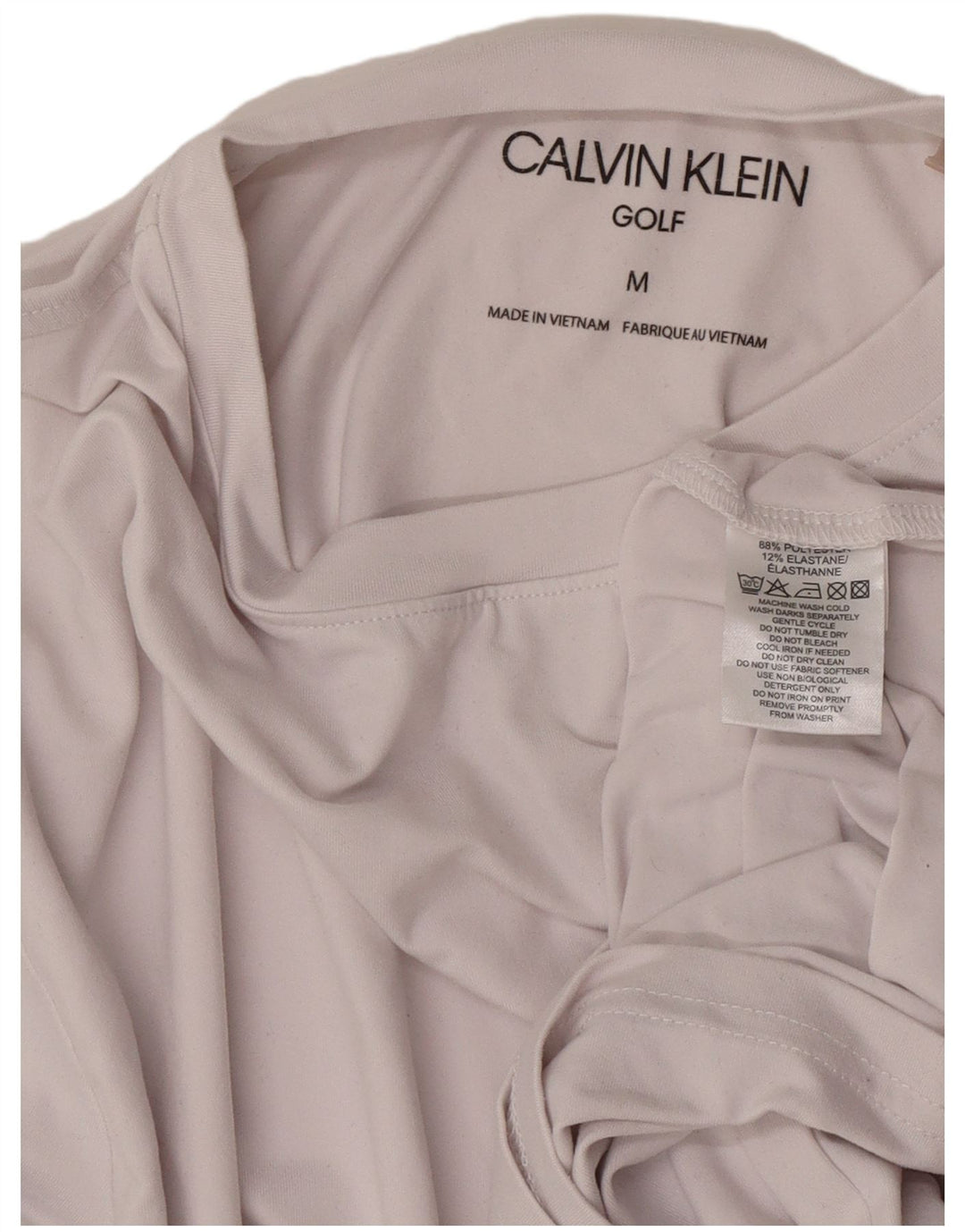 Męska koszulka golfowa Calvin Klein, średnia szara bawełna