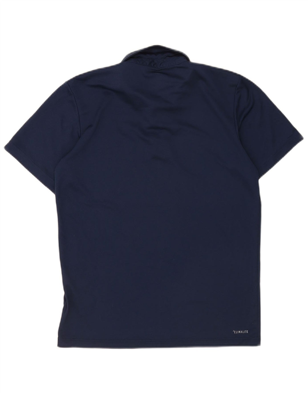 Męska koszulka polo Adidas Climalite, mała, granatowa, z poliestru