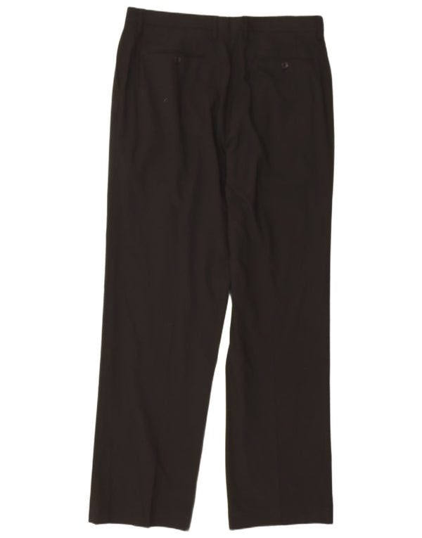 Męskie spodnie garniturowe NAUTICA Rigger Pegged o klasycznym kroju W36 L34 czarne