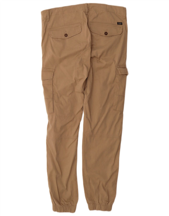 Męskie spodnie cargo Jack & Jones Joggers W33 L34 Beżowe
