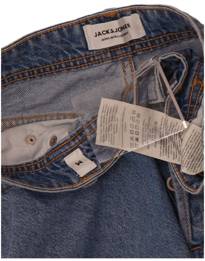 Męskie spodenki jeansowe Jack & Jones, średnie W32, niebieskie, bawełniane