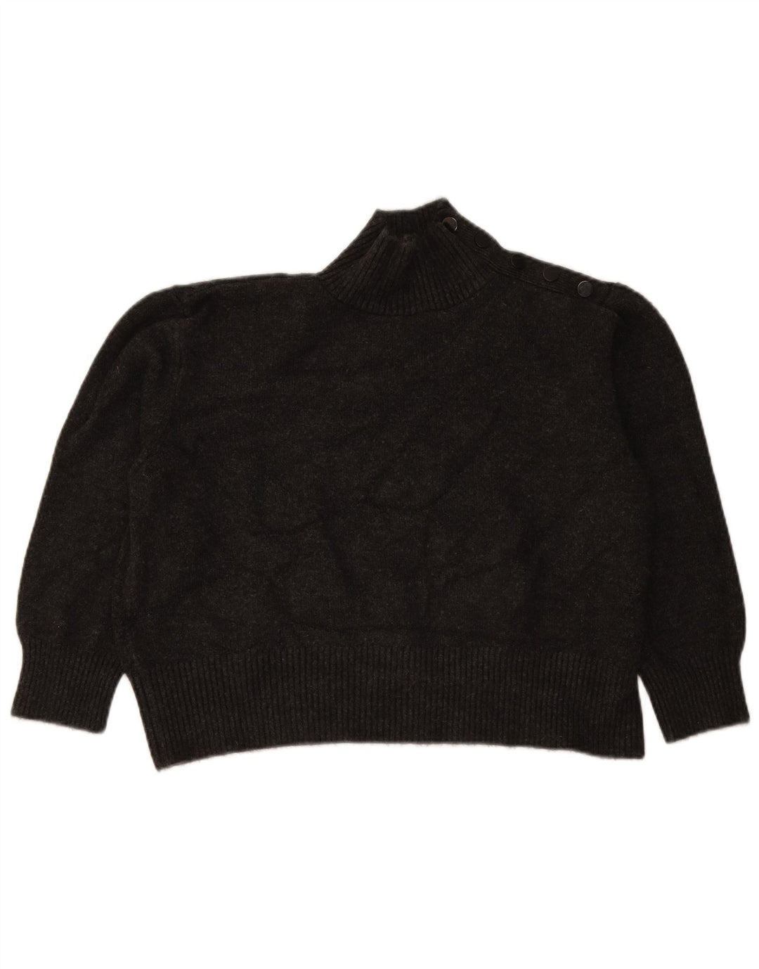 Damski sweter oversize z krótkim rękawem Zara UK 10 Small Grey