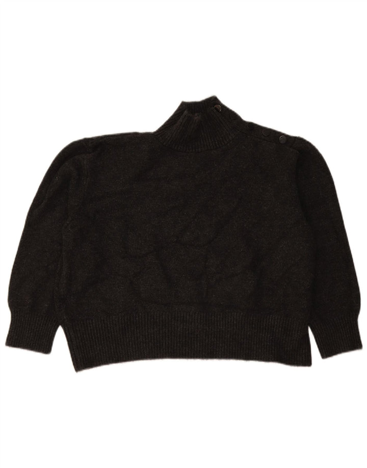 Damski sweter oversize z krótkim rękawem Zara UK 10 Small Grey