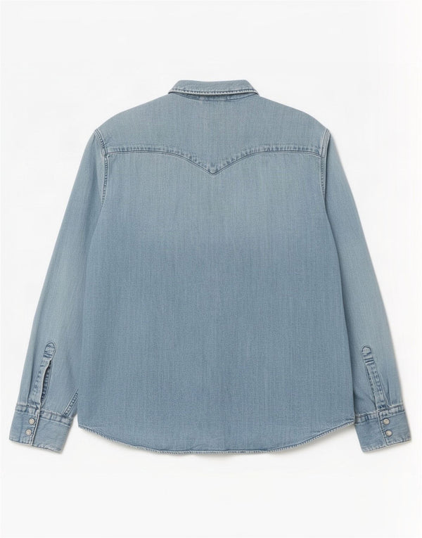 Męska koszula jeansowa Levi's o standardowym kroju XL, niebieska
