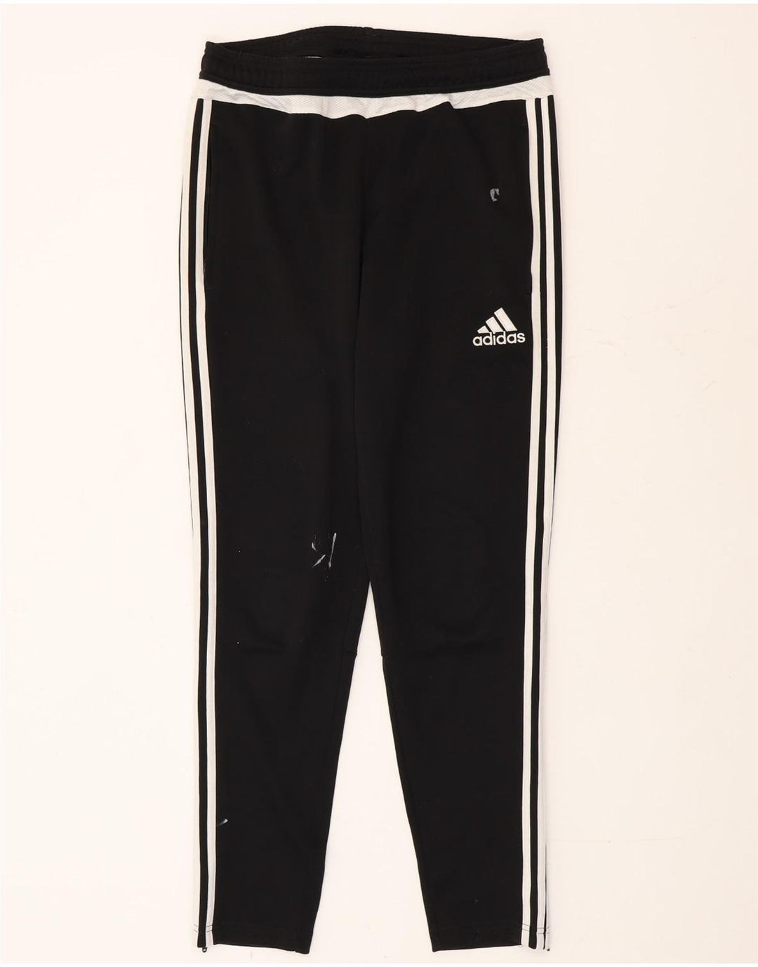 Męskie spodnie dresowe Adidas Climacool, średnio czarne, z blokami kolorów