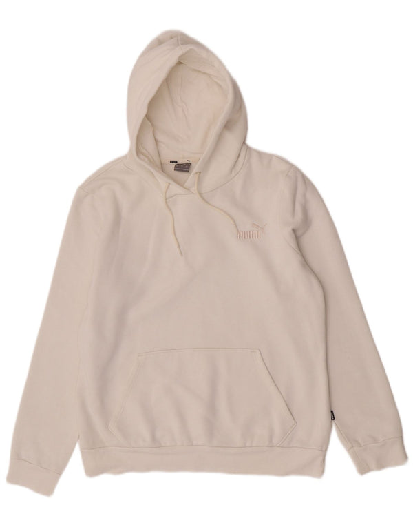 Puma Womens Hoodie Jumper UK 16 Large White