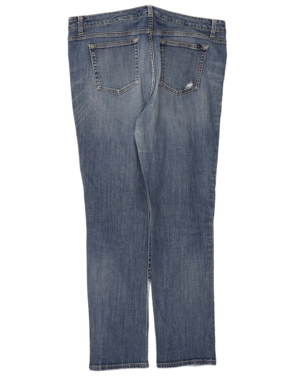 Damskie jeansy Tommy Hilfiger w trudnej sytuacji W36 L31 Niebieska bawełna
