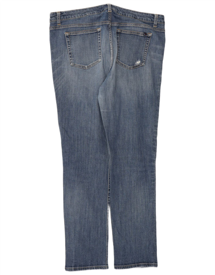 Damskie jeansy Tommy Hilfiger w trudnej sytuacji W36 L31 Niebieska bawełna