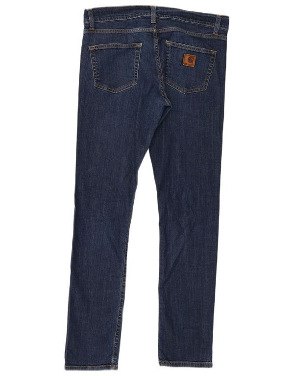 Męskie jeansy Skinny Carhartt W31 L32 Niebieskie bawełniane