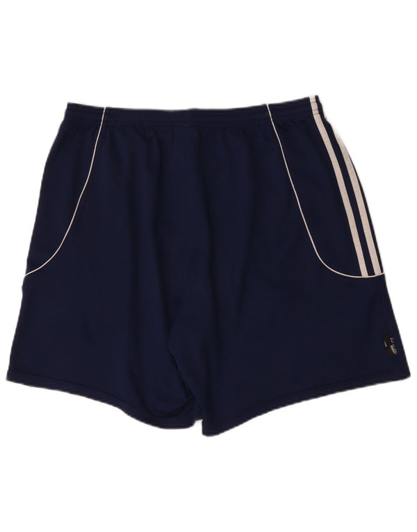 Spodenki sportowe Adidas damskie Climalite UK 14, duże, granatowe, poliestrowe