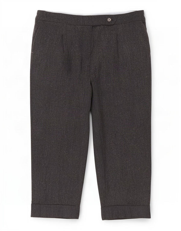 Spodnie Capri Marks & Spencer Damskie UK 16 Large W38 L22 Szare w jodełkę