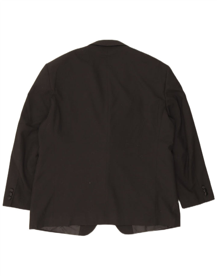 Marks & Spencer Męska marynarka zapinana na 2 guziki, UK 44 XL, czarny poliester