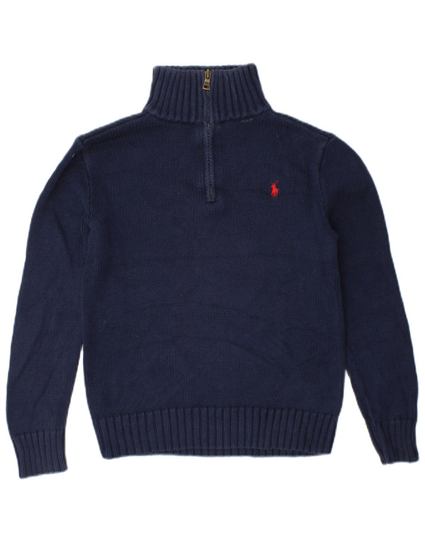 Sweter chłopięcy Polo Ralph Lauren z zamkiem błyskawicznym, 10-11 lat, średni granatowy
