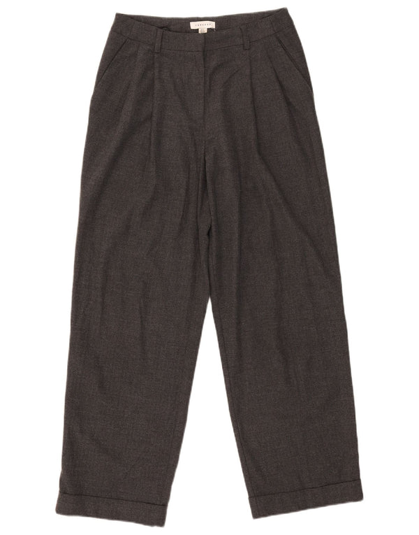 Damskie spodnie Chino Topshop UK 6 XS W26 L27 Szary poliester