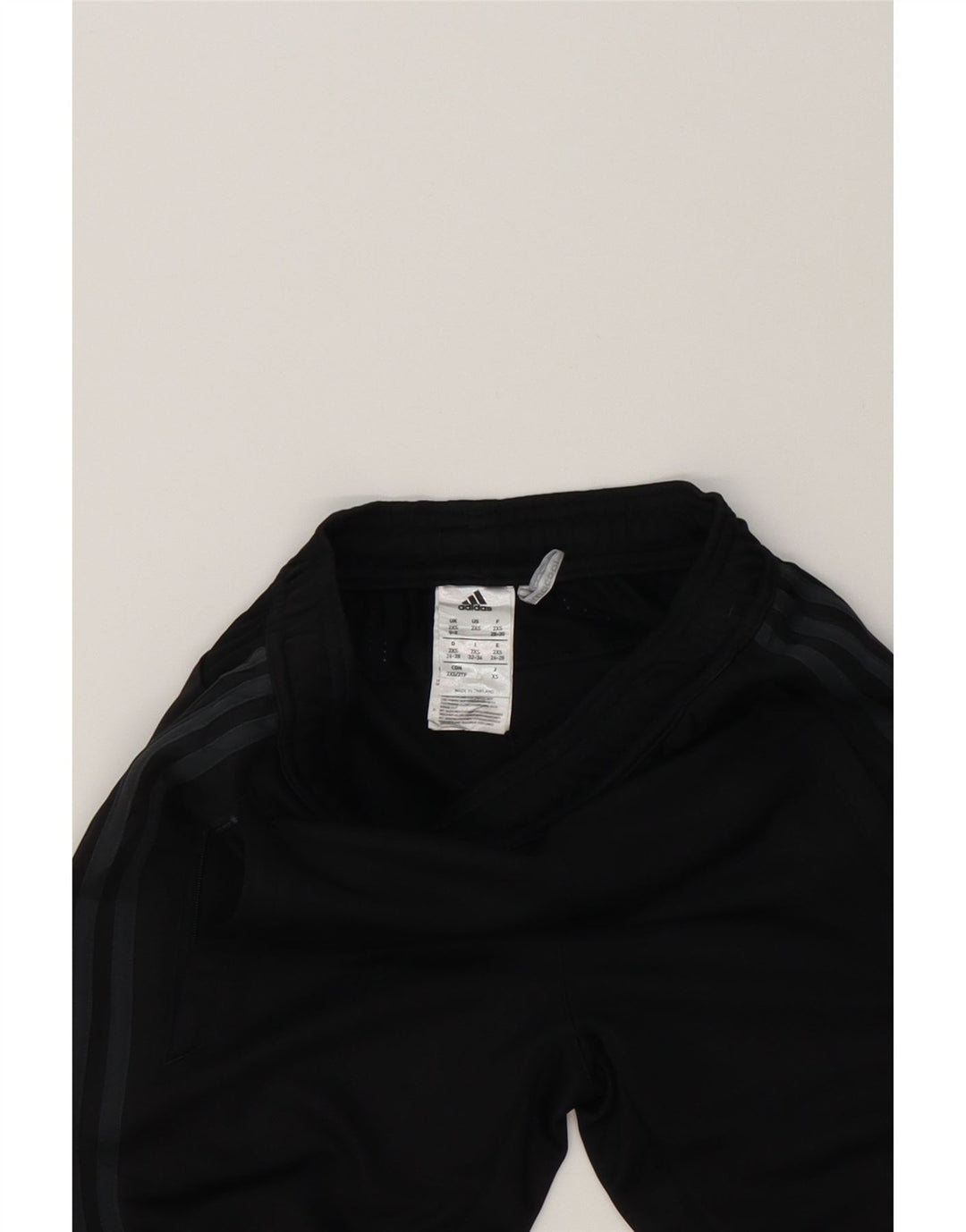 ADIDAS Womens Climacool Tracksuit Trousers UK 0/2 2XS  Black Polyester Vintage Adidas and Second-Hand Adidas from Messina Hembry 
