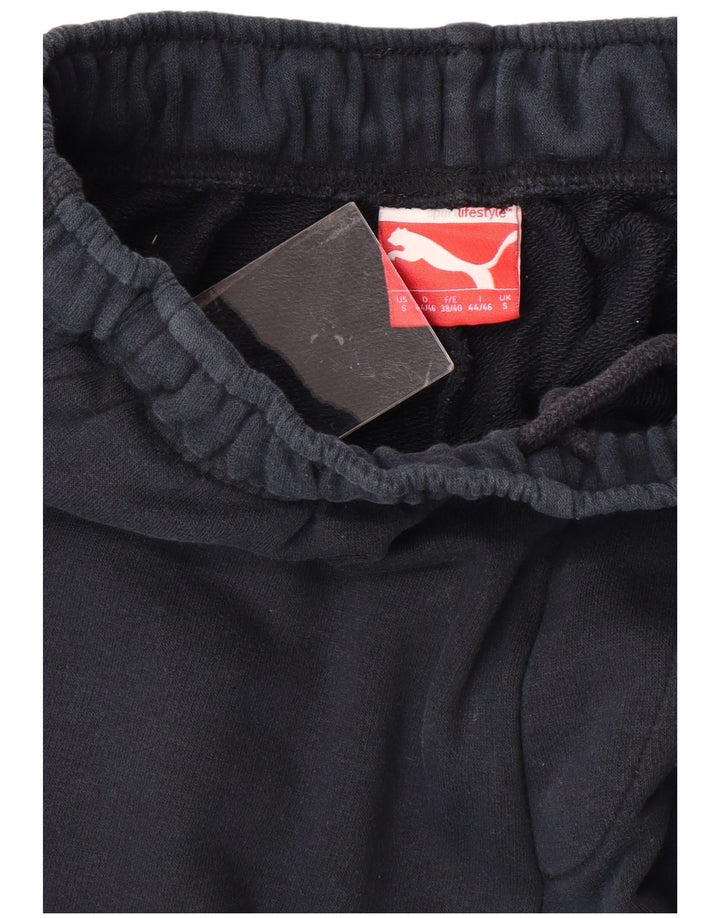 PUMA Mens Sport Shorts Small  Navy Blue Cotton