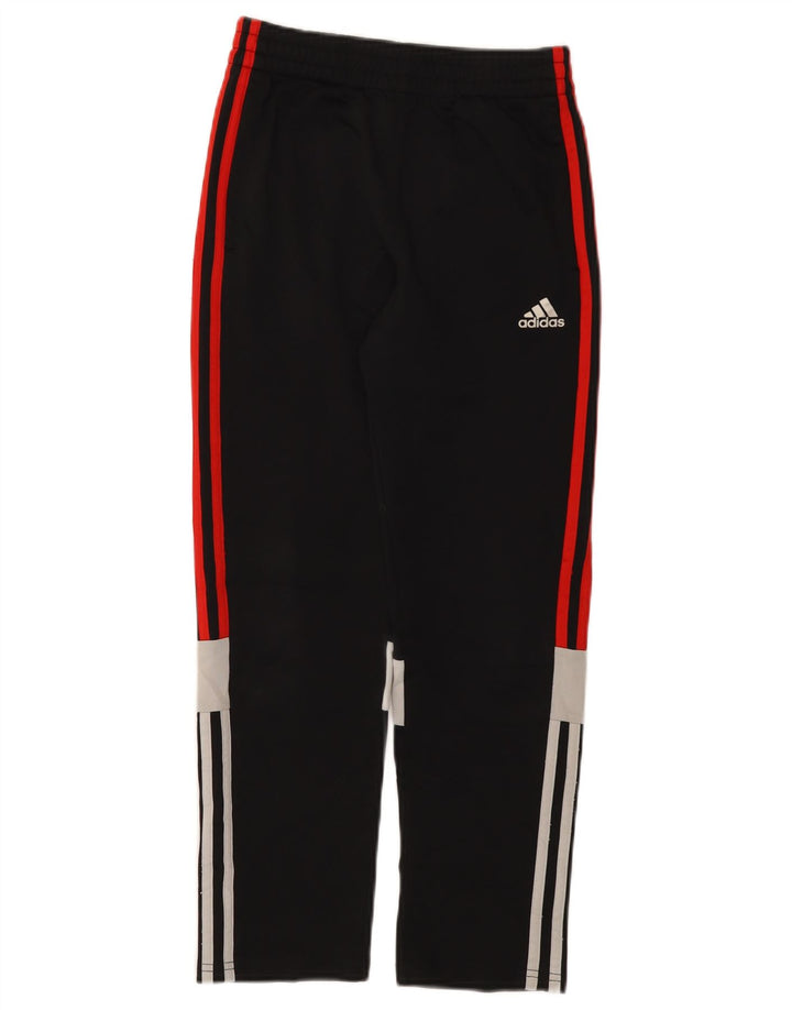 Chłopięce spodnie dresowe Adidas 9-10 lat, średni czarny kolor