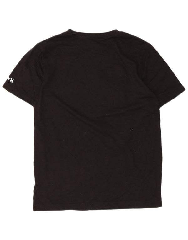 Chłopięcy T-shirt z grafiką Hurley 13-14 lat XL, czarny, bawełniany