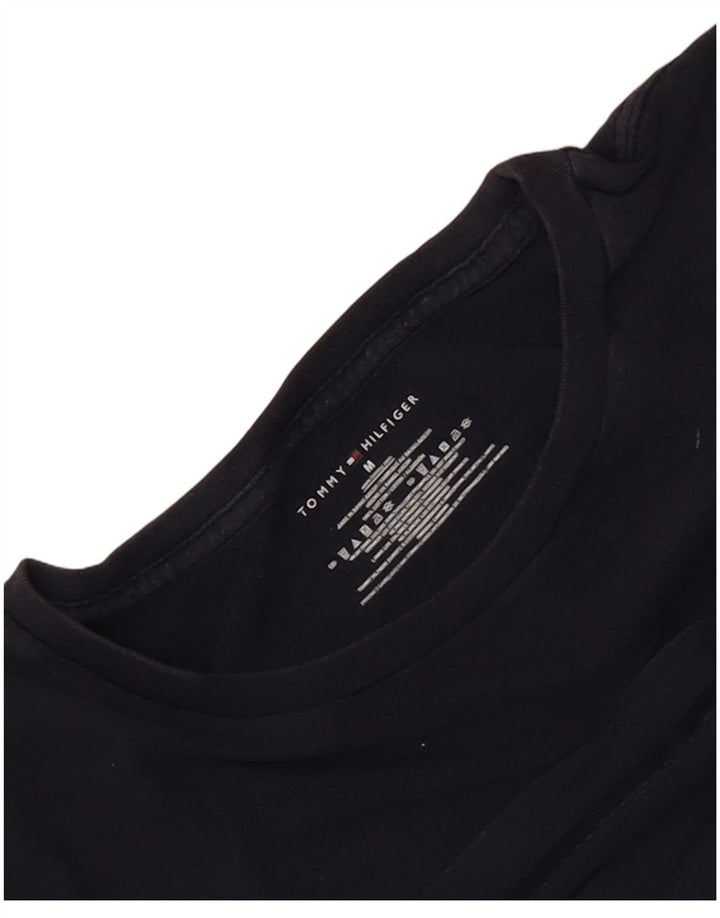 T-shirt męski Tommy Hilfiger Top, średni, granatowy, bawełniany