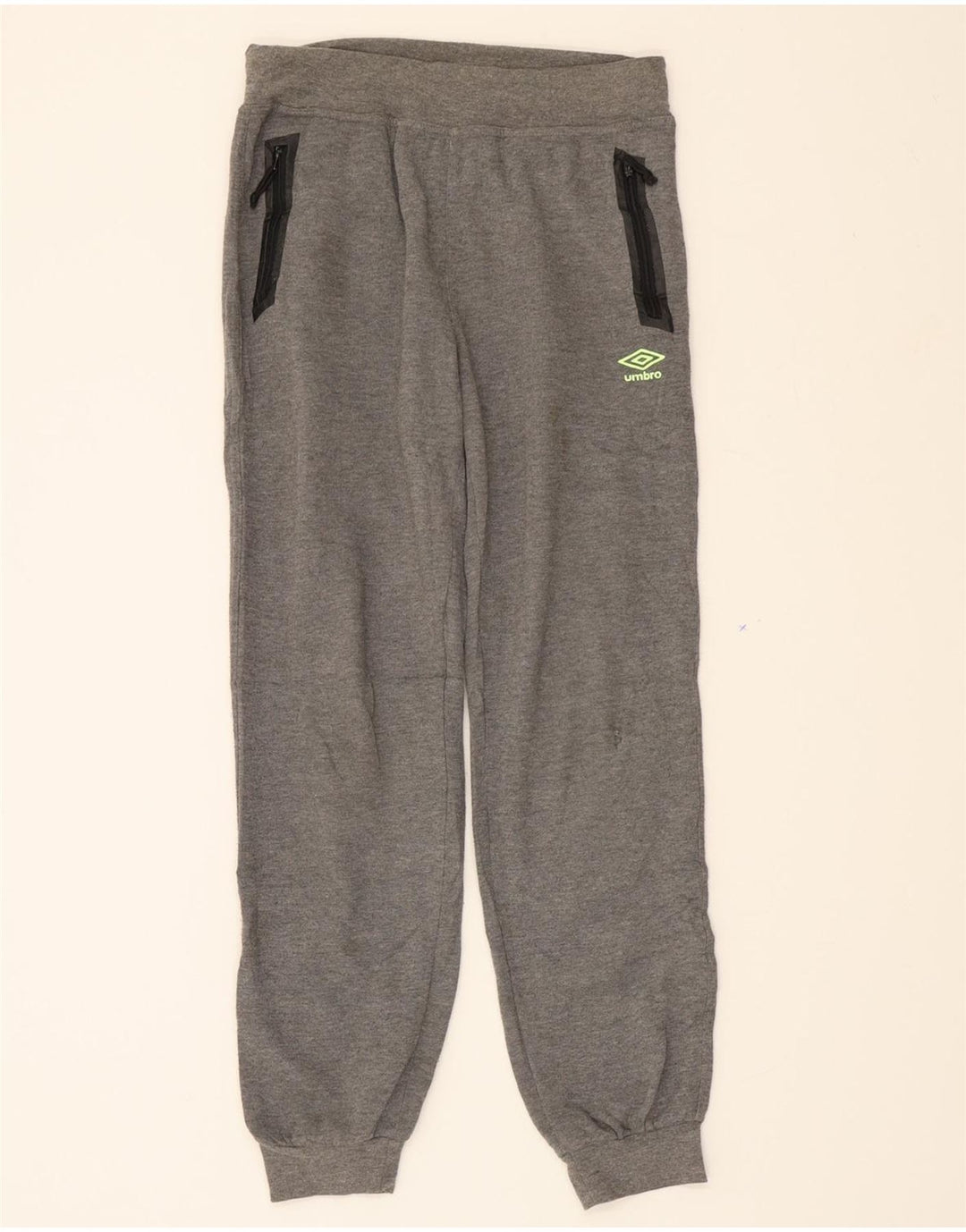 UMBRO Boys Tracksuit Trousers Joggers 13-14 Years  Grey Polyester Vintage Umbro and Second-Hand Umbro from Messina Hembry 