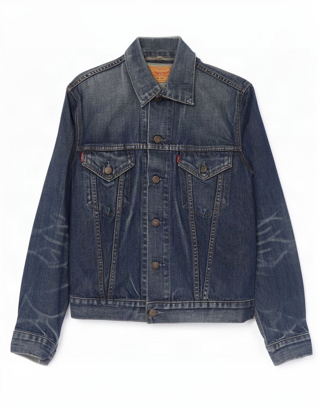 Męska kurtka dżinsowa Levi's UK 36, mała, granatowa, bawełniana