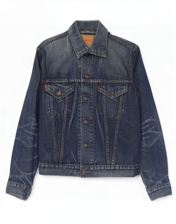Męska kurtka dżinsowa Levi's UK 36, mała, granatowa, bawełniana