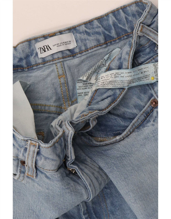 Damskie jeansy zwężane Zara EU 40 Medium W30 L26 Niebieskie bawełniane