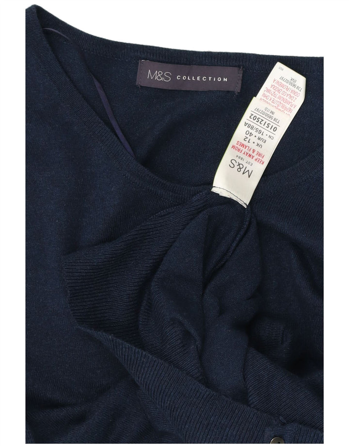 Sweter damski Marks & Spencer UK 12, średni granatowy, wiskoza
